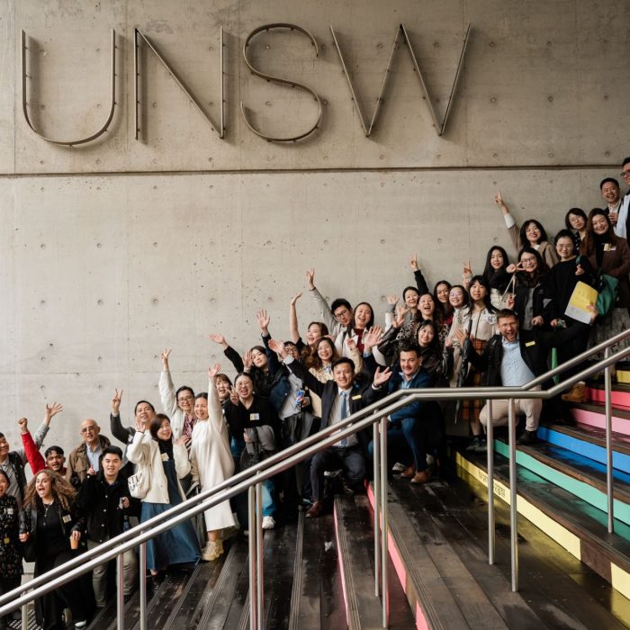 UNSW College - staff on the steps at L5