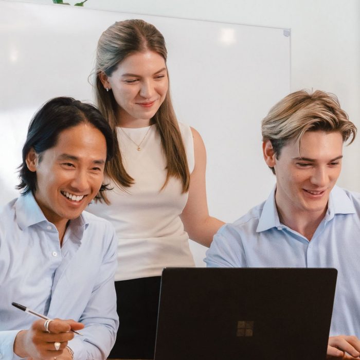 Three applied degree students