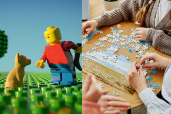 lego and puzzles
