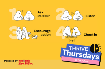 THRIVE Thursdays r u ok day