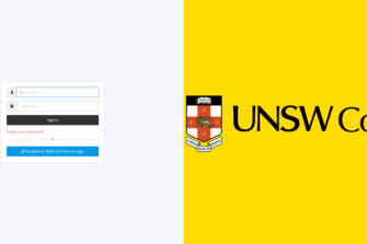 unsw college student portal login page